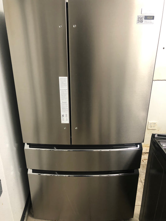 Frigidaire four Door Refrigerator stainless steel
